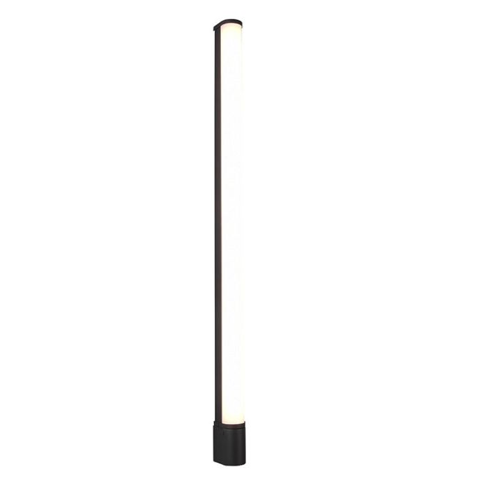 Black bathroom wall light modern, Bernou, 21W, 3000K LED, IP44