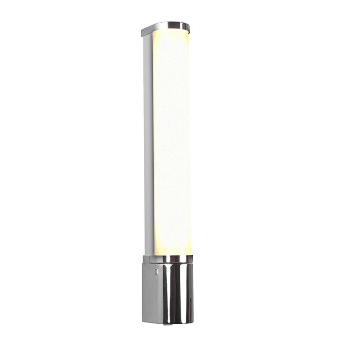Chrome bathroom wall light modern, Bernou, 8W, 3000K LED, IP44