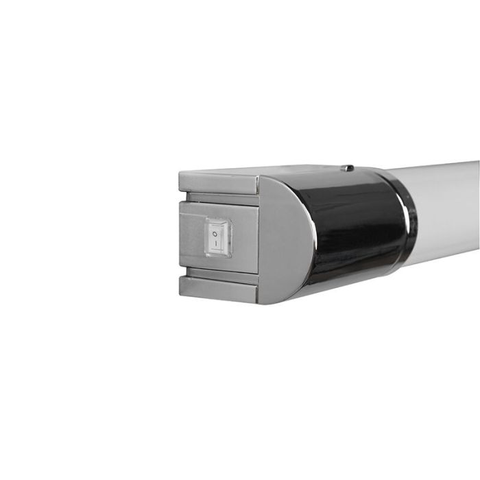 Chrome bathroom wall light modern, Bernou, 8W, 3000K LED, IP44