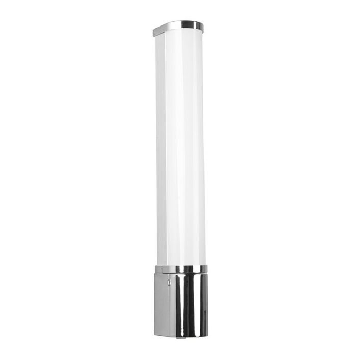 Chrome bathroom wall light modern, Bernou, 8W, 3000K LED, IP44
