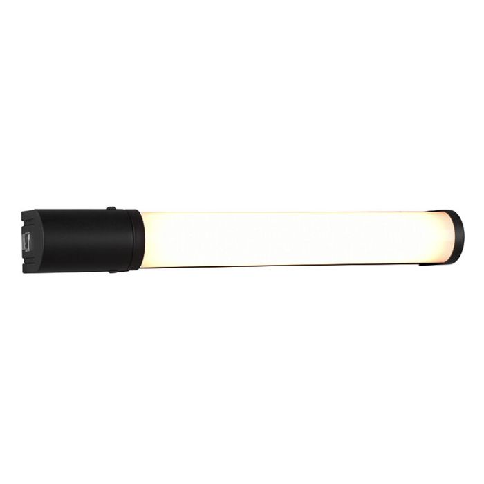 Black bathroom wall light modern, Bernou, 8W, 3000K LED, IP44