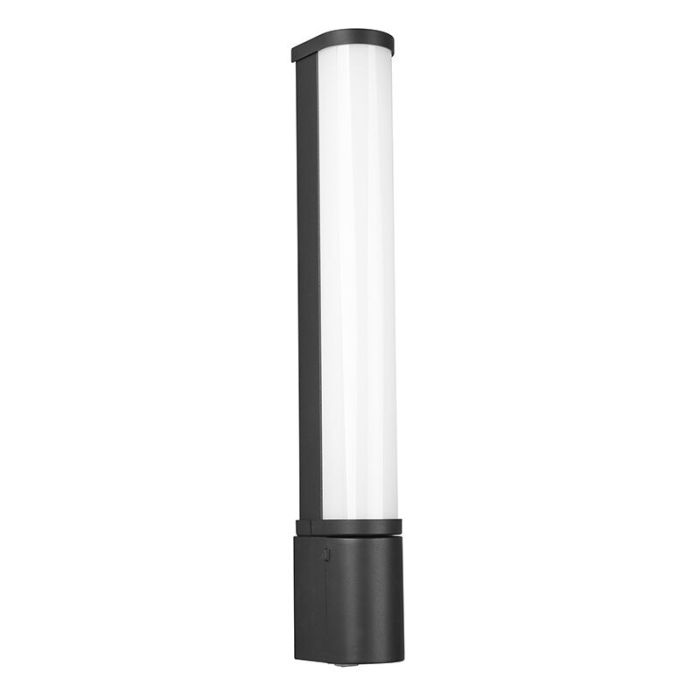 Black bathroom wall light modern, Bernou, 8W, 3000K LED, IP44