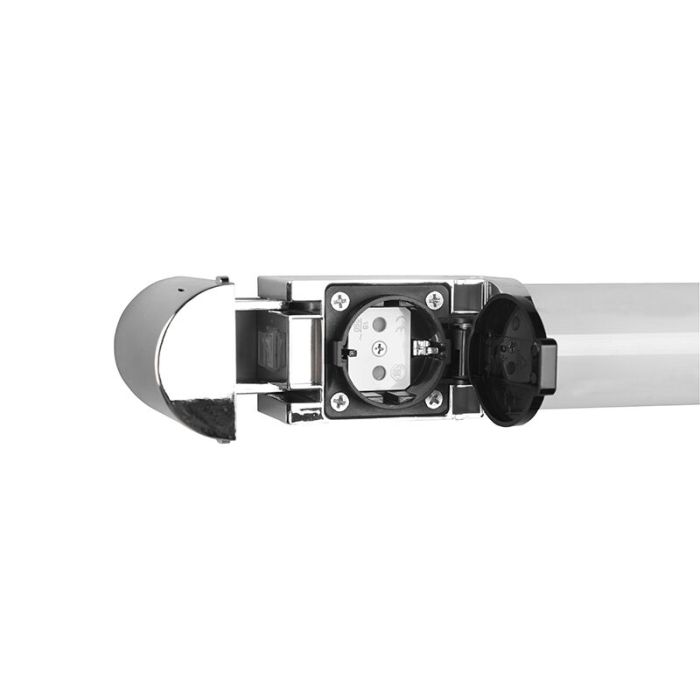 Chrome bathroom wall light modern, Bernou, 16W, 3000K LED, IP44