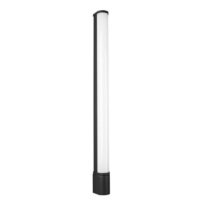 Black bathroom wall light modern, Bernou, 16W, 3000K LED, IP44
