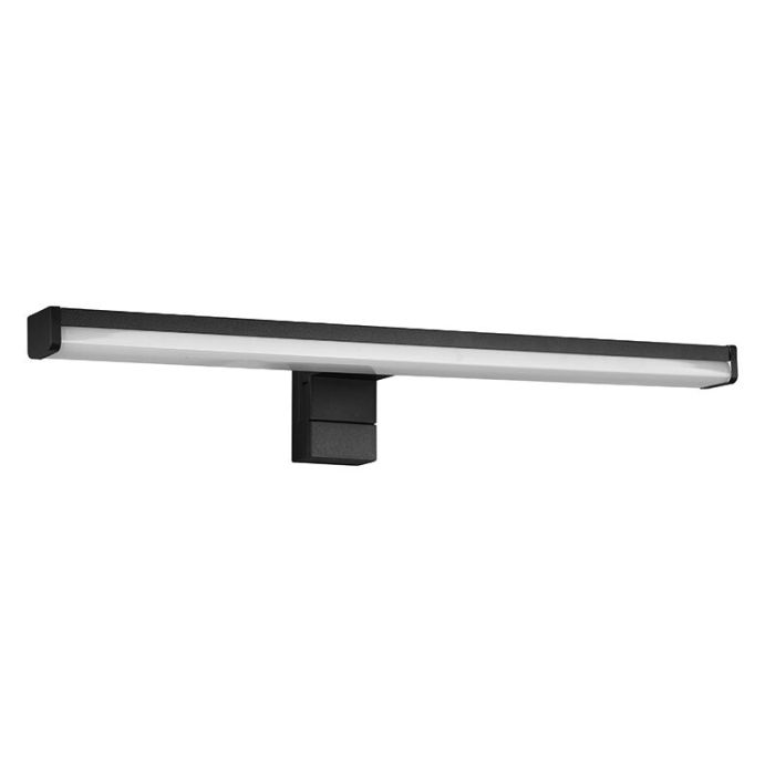 Black bathroom wall light modern, Celal, 7,5W, 3000K LED, IP44