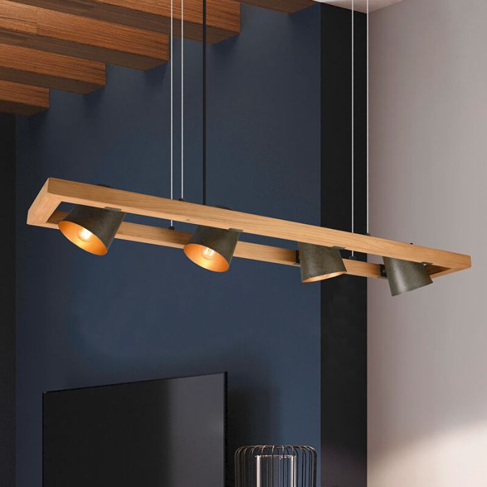 Nickel pendant light vintage, Keira