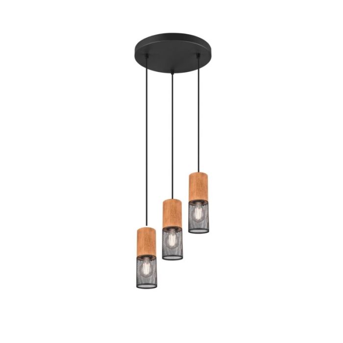 Black dining table hanging lamp vintage, Jessica