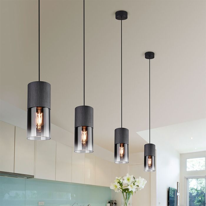 Grey pendant light modern, Amadi