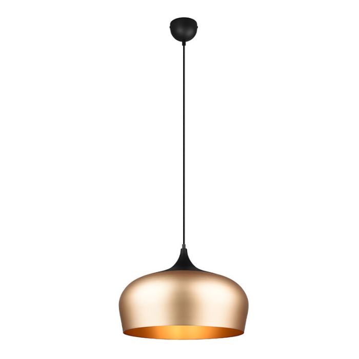 Brass pendant light modern, Kinga