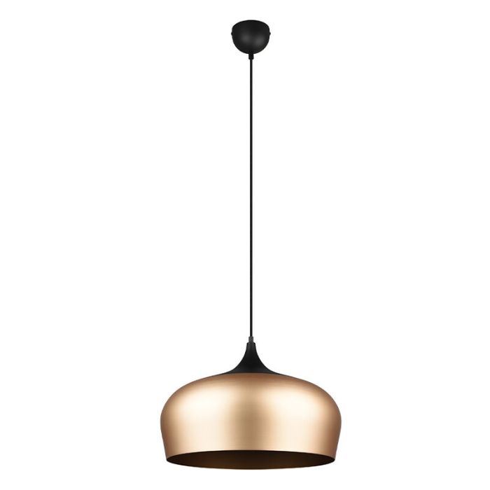 Brass pendant light modern, Kinga