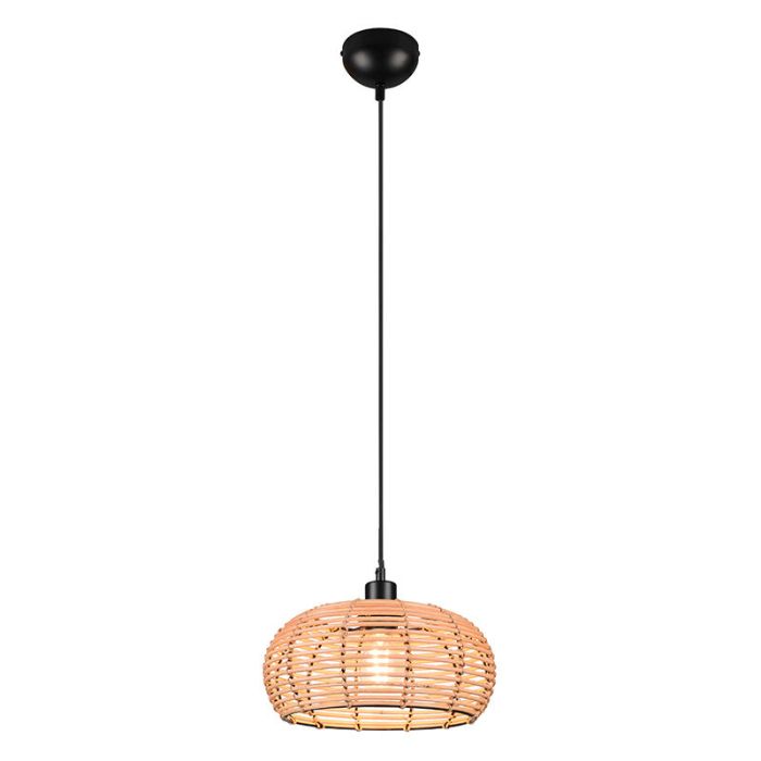 Rattan pendant light brown, Nesrine