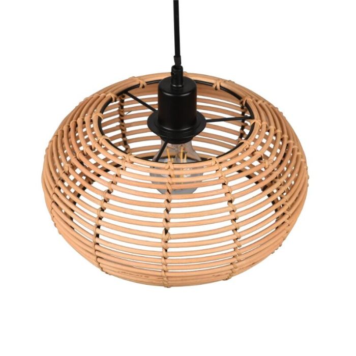 Rattan pendant light brown, Nesrine