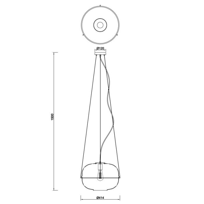 Amber pendant light design, Sybren