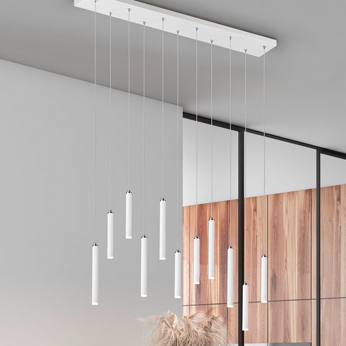 White pendant light modern, Jessamy, 2,5W, 3000K LED