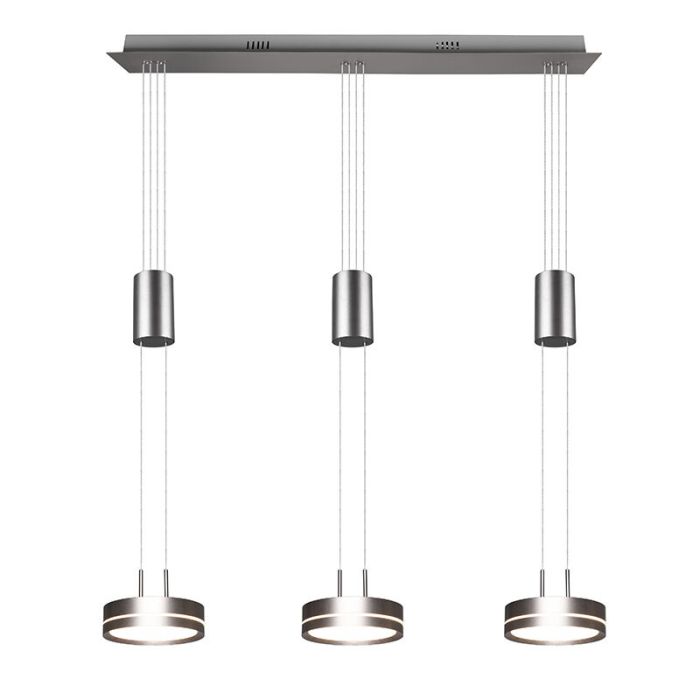 Nickel pendant light modern, Marjon, 9W, 3000K LED