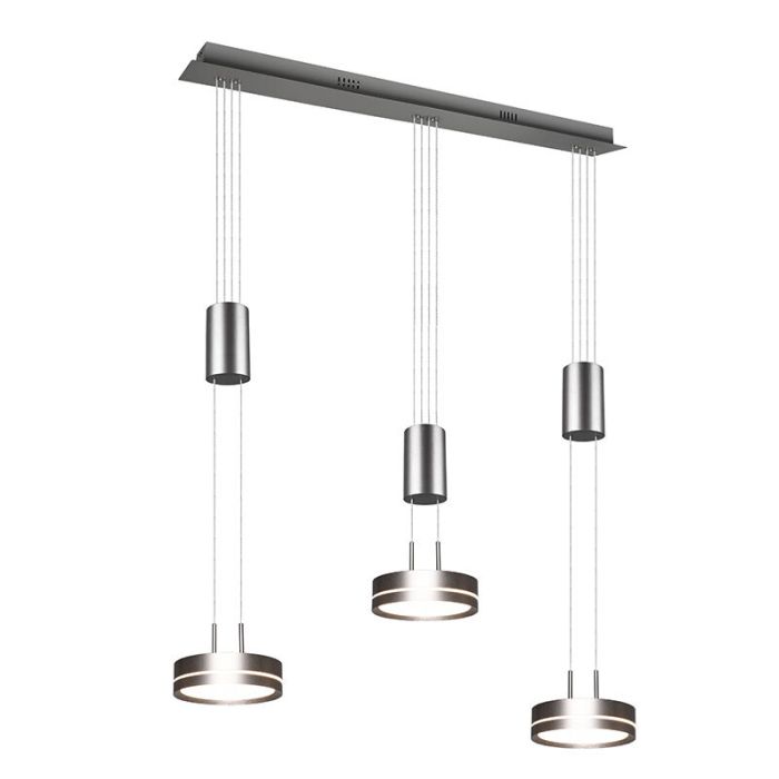 Nickel pendant light modern, Marjon, 9W, 3000K LED