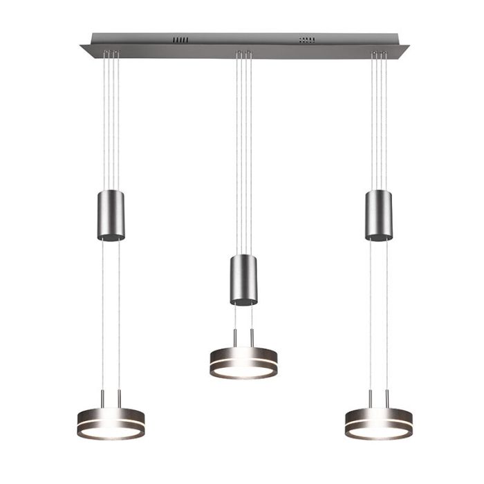 Nickel pendant light modern, Marjon, 9W, 3000K LED