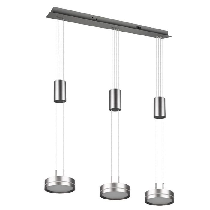 Nickel pendant light modern, Marjon, 9W, 3000K LED