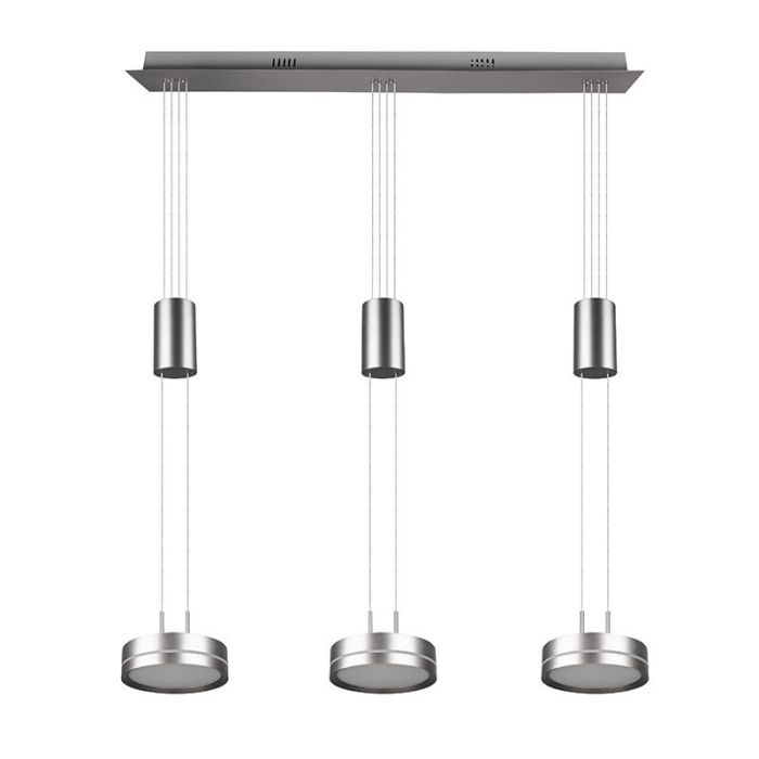 Nickel pendant light modern, Marjon, 9W, 3000K LED