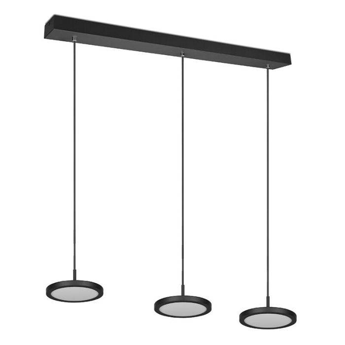 Black pendant light modern, Jakoba, 10W, 3000K LED