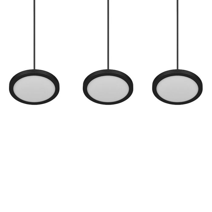 Black pendant light modern, Jakoba, 10W, 3000K LED