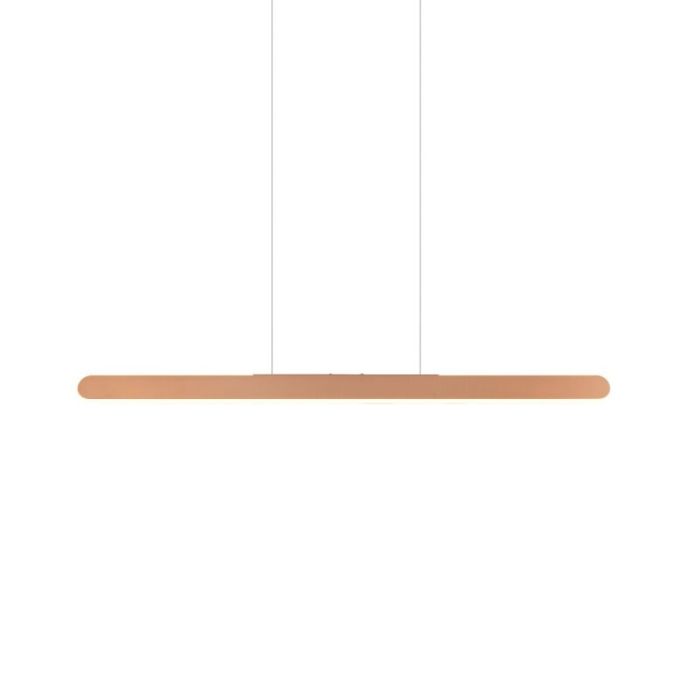 Brown pendant light modern, Dwayn, 28W, warm to cold white adjustable LED