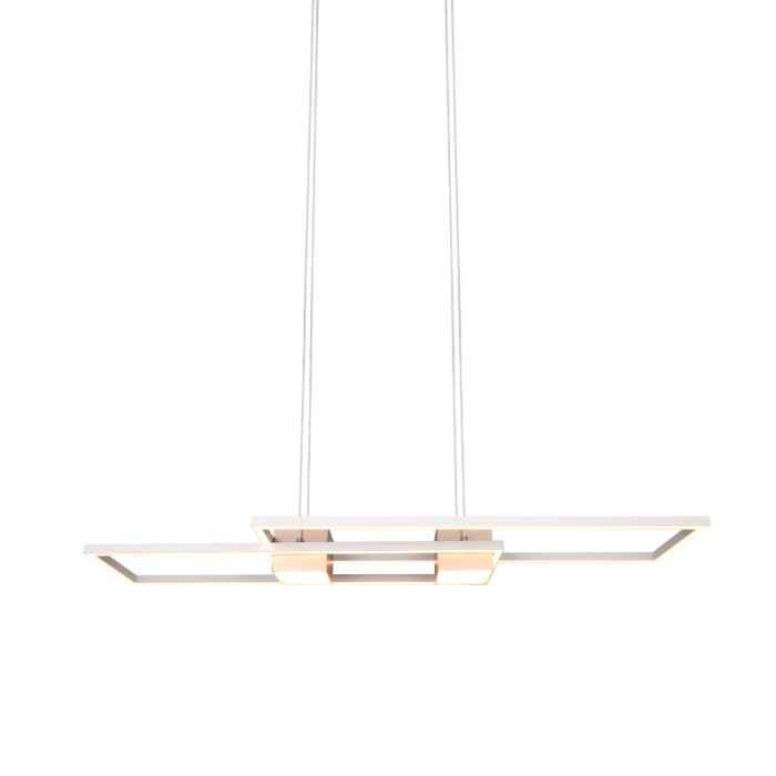 Brown pendant light design, Sohaib, 37W, warm to cold white adjustable LED, 3-step dimmable