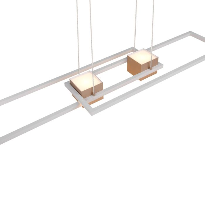 Brown pendant light design, Sohaib, 37W, warm to cold white adjustable LED, 3-step dimmable