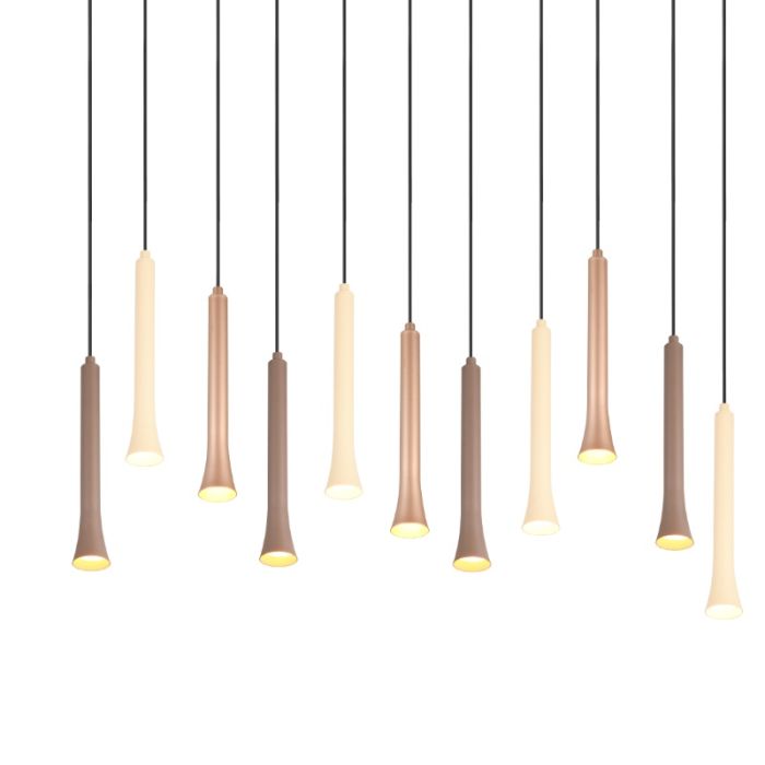 Black pendant light modern, Albartus, 3W, white switch LED, 3-step dimmable