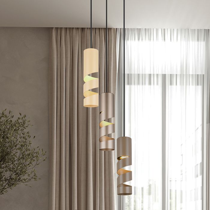 Multicoloured pendant light design, Marouan