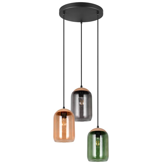 Multicoloured pendant light design, Tasniem