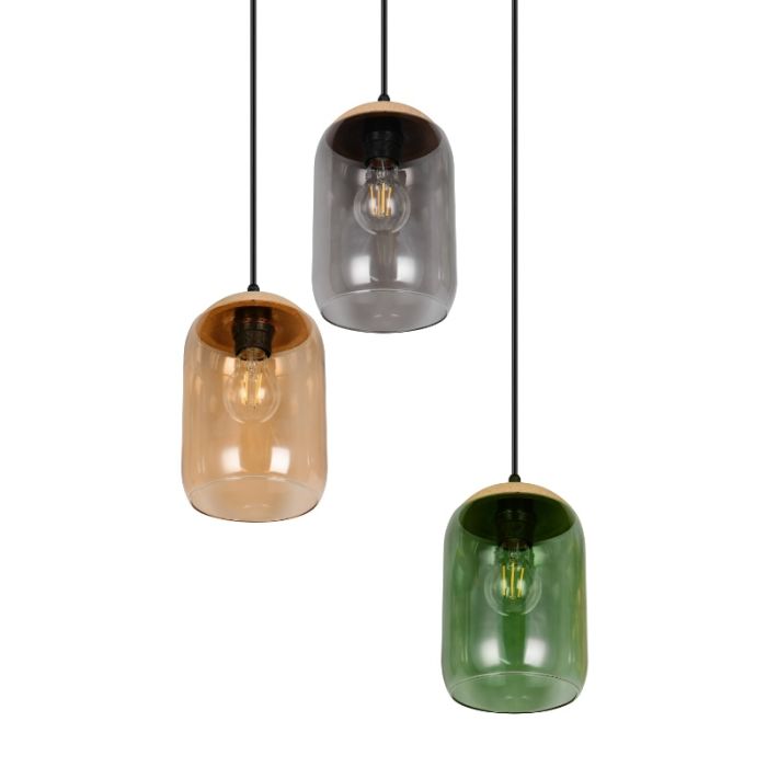 Multicoloured pendant light design, Tasniem