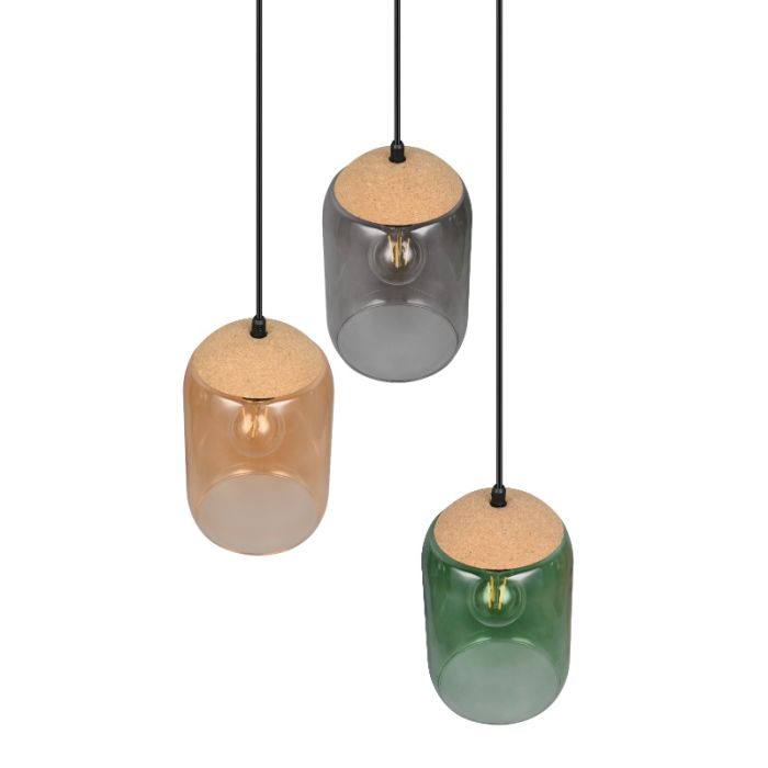 Multicoloured pendant light design, Tasniem