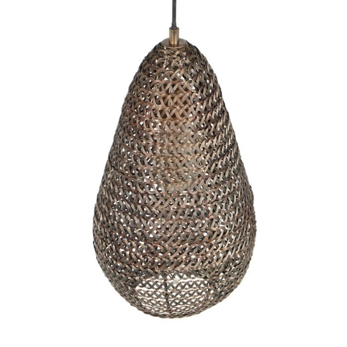 Bronze pendant light rustic, Mohcine