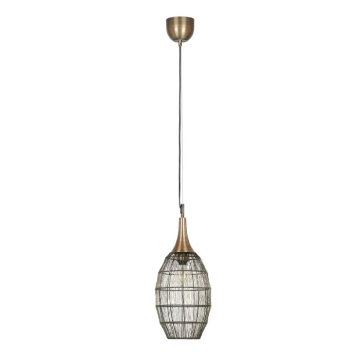 Bronze pendant light rustic, Rins