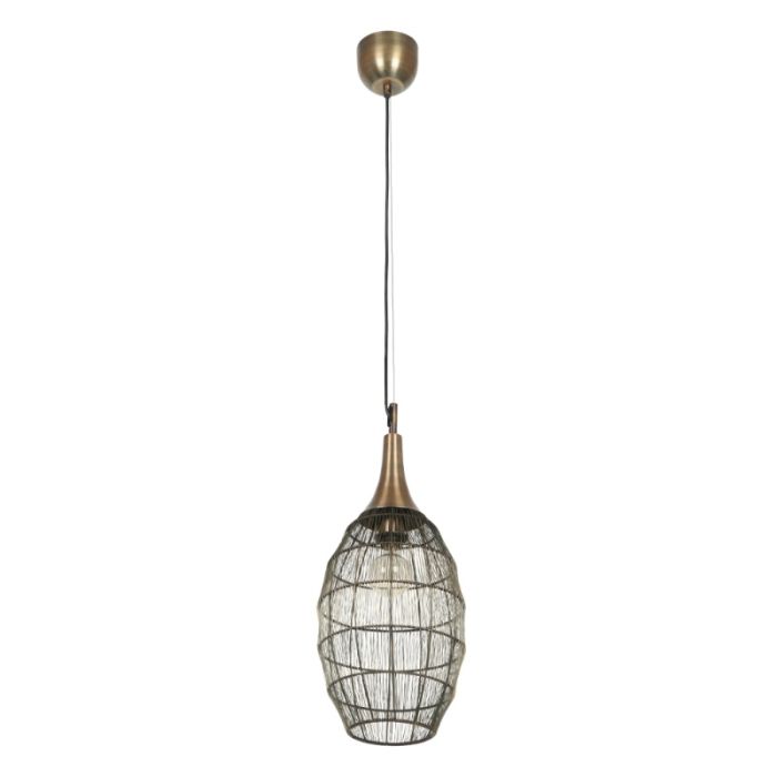 Bronze pendant light rustic, Rins