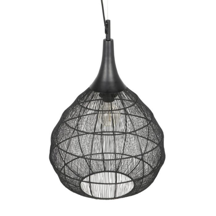 Black pendant light rustic, Rins