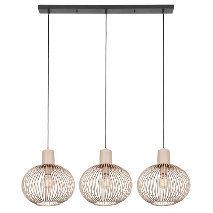 Beige pendant light industrial, Gjalt