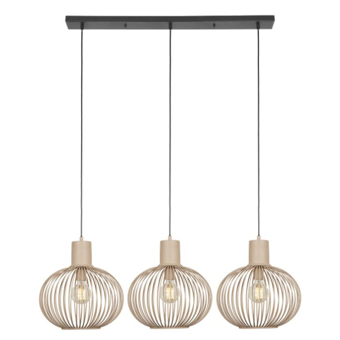 Beige pendant light industrial, Gjalt