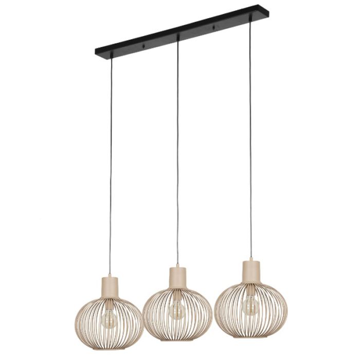 Beige pendant light industrial, Gjalt