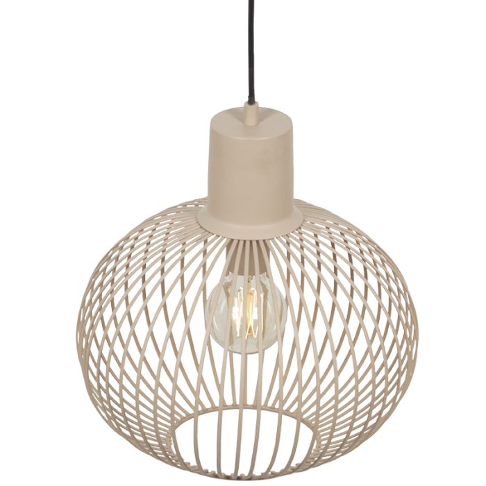 Beige pendant light industrial, Gjalt