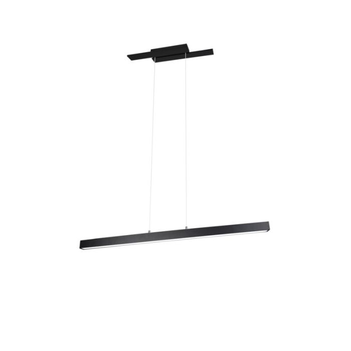 Black pendant light modern, Thyra, 44W, 3000K LED