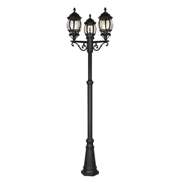 Black lamp post classic, Evander, IP23