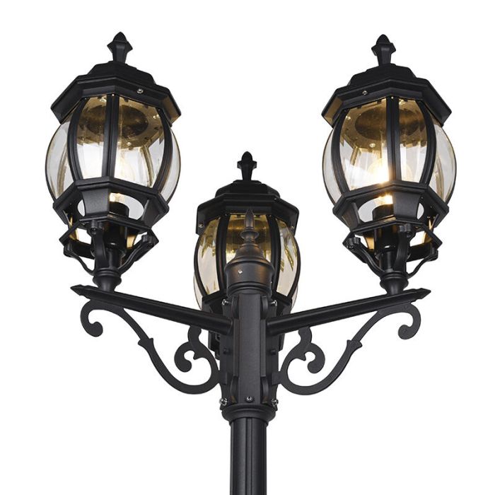 Black lamp post classic, Evander, IP23