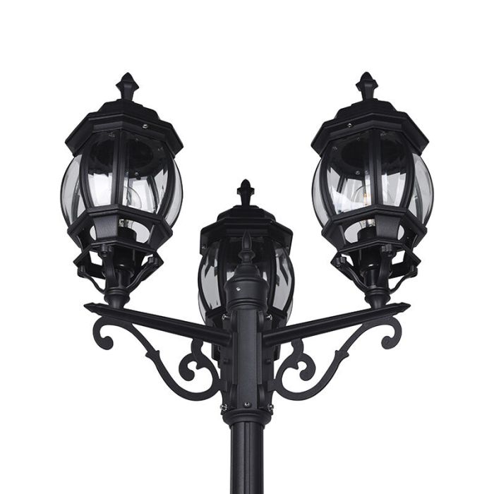 Black lamp post classic, Evander, IP23