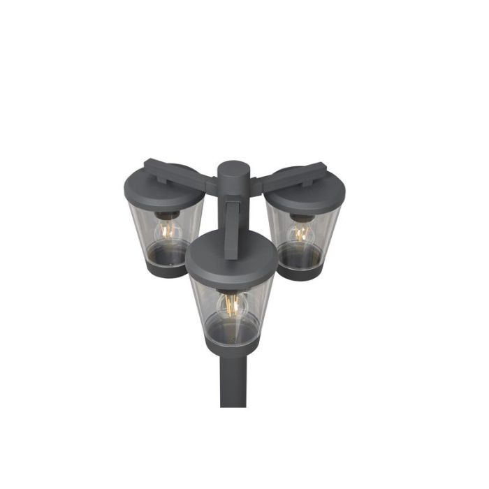 Anthracite outdoor light modern, Kerstin, IP44