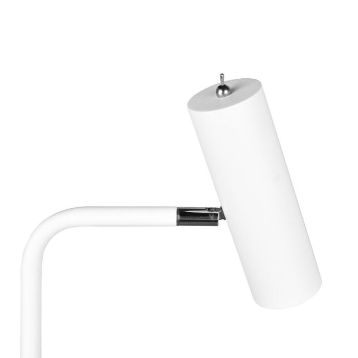 White floor lamp modern, Kaso, with switch