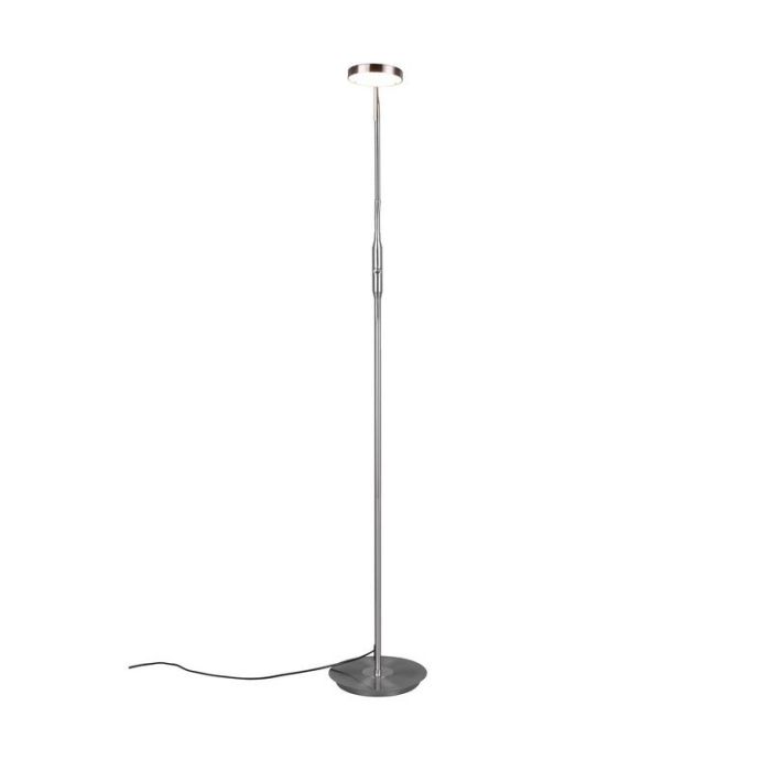 Nickel arc floor lamp modern, Bilge, 12W, adjustable light colour LED, with switch