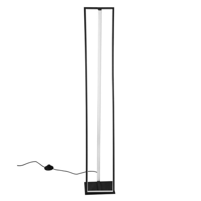 Black floor lamp modern, Chadi, 26W, warm to cold white adjustable LED