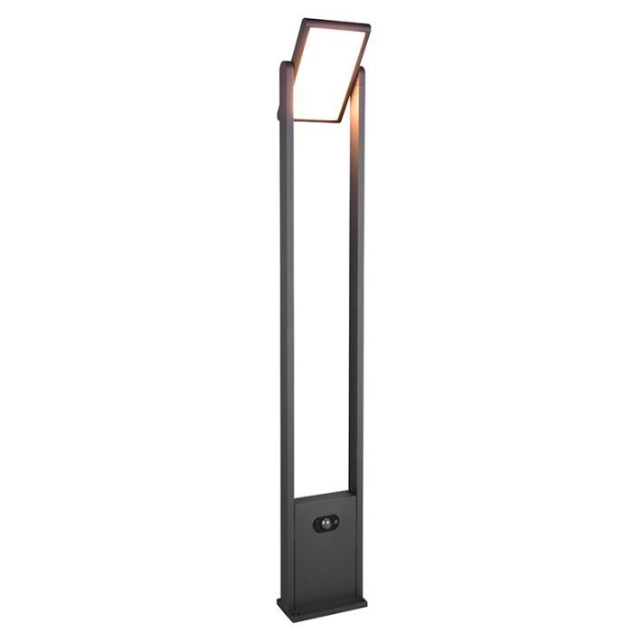 Anthracite solar outdoor floor lamp modern, Maku, 5W, white switch LED, IP65